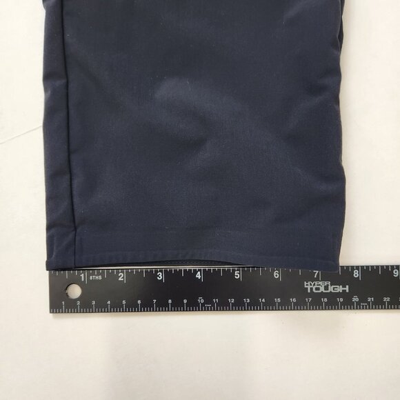 Alchemy Equipment Crop Trouser Pant Womens S Navy Side Zip Stretch Relaxed - Picture 8 of 12